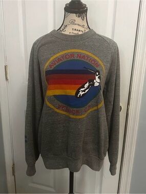 Aviator Nation Gray Crewneck